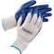 Global Industrial Coated Gloves, Polyester, Cotton, Rubber, Latex, Blue, XL 708355XL - alternate 1